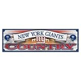 New York Giants 9x30 Wood Sign