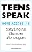 Books : Teens Speak Boys Ages 16 To 18: Sixty Original Character Monologues (Kids Speak)