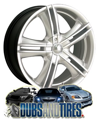 Ion Alloy Style 161 Hypersilver with Machined Face - 15 x 7 Inch Wheel
