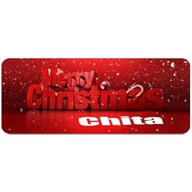 Personalised Printed Coffee MUG - Merry Christmas Chita