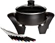 West Bend 88533 3-Quart Electric Fondue Pot, Black