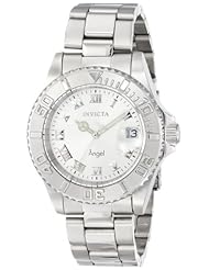Invicta Womens 14320 Angel Analog Display Swiss Quartz Silver Watch