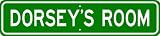 DORSEY ROOM SIGN - Personalized Gift Boy or Girl, Aluminum