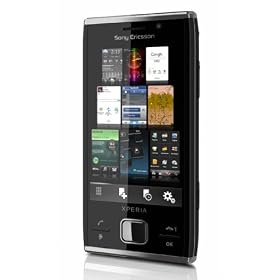 Sony Ericsson Xperia X2 Black Unlocked GSM Cell Phone Mobile Smartphone, QWERTY Keyboard, Quad-Band, GPRS/EDGE/HSDPA/HSUPA, WAP/MMS, A-GPS, 8.1 Megapixel Camera, Video-/MP3-Player, WLAN, Bluetooth, USB, microSD Slot