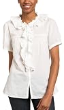 Jeanstar Women's Victoria Ruffle Woven Top