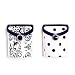 Locker Lookz Black White Key Scroll and White Black Dots Bins