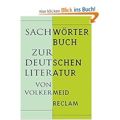 Sachw�rterbuch zur deutschen Literatur