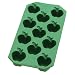 Flexible Rubber Ice Cube Tray - Apple