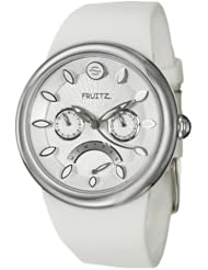 Philip Stein Womens F43S-W-W Quartz Stainless Steel White Dial Watch