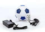 from Mi Pod Speakers Mi Football iPhone/iPod Charger Speaker and Docking System - Blue and White Model A4 MI-Football Blue/White