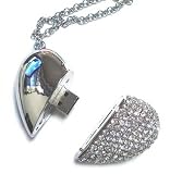 Crystal Heart USB Drive 2GB