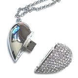 Crystal Heart USB Drive 2GB