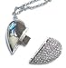 Crystal Heart USB Drive 2GB