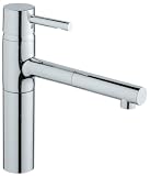 GROHE 32170000 Essence Single Spray Pull Out Kitchen Faucet, Chrome