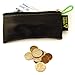 Green Guru Recycled Zip Pouch Black Tire Tube Coin Wallet Bike Trucker Gift Smal