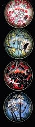 iPop Clicks Tachel Salomon Blossoms 4-Pack Magnet Set