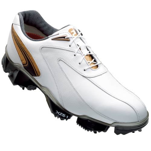 FootJoy XPS 1 Golf Shoes White Pearl Black Copper Medium