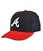 New Era Atlanta Braves Wool Blend Baseball Cap (6 3/8 - 6 3/4) - navy/red, 6 3/8 - 51.1cm