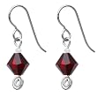 Titanium January Birthstone Earrings Made with SWAROVSKI ELEMENTS