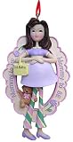Mommy To Be New Mother In Purple Dress Christmas Ornament