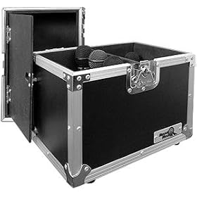 Road Ready RRM18S 18 Mic Case with Storage Compartment by 