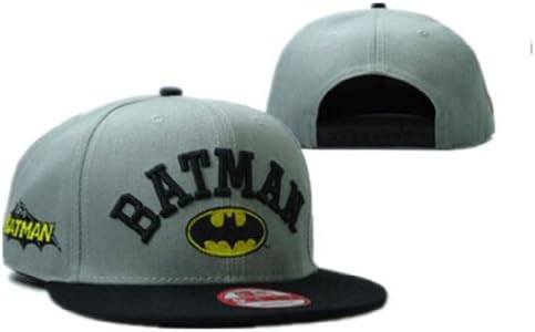 NC DC Comics Batman Black Yellow Snapback Adjustable Hat Cap Dark Knight Licensed #102