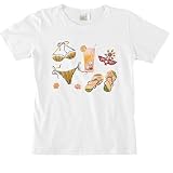 Bikini, Flip Flops - Seasonal and Holidays Women's Cut T-Shirt