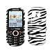 Zebra Stripes Design Snap-On Cover Hard Case Cell Phone