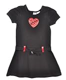 GUESS Kids Girls Belted Drop Waist Dress, BLACK (3T)