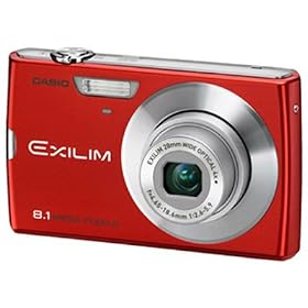 Casio Exilim EX-Z150RD 8MP 4x Zoom 3-Inch LCD Screen Digital Camera with 28mm Wide Angle Lens (Red)