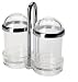 Emsa MANHATTAN S + P Menage transparent, chrom