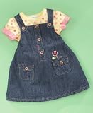 Baby Greendog Baby Girl Denim Jumper Set