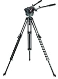 Bogen / Manfrotto Pro Video Kit w/3182 Professional Video Tripod Legs (Black), 516 Pro Video Fluid Head, 3282 Strap and MBAG120P Padded Case