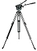 Bogen / Manfrotto Pro Video Kit w/3182 Professional Video Tripod Legs (Black), 516 Pro Video Fluid Head, 3282 Strap and MBAG120P Padded Case