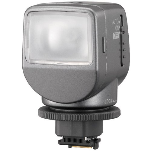 Sony HVL-HL1 Video Light (3-Watt) for DCR-PC55, DCR-SR80, SR100, SR200, HDR-HC3, HC5, HDR-UX1 & UX5 Camcorders