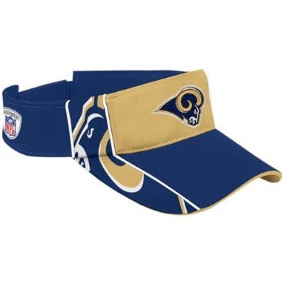 NFL St. Louis Rams Reebok Official Sideline Sun Visor Hat Cap
