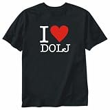 T-Shirt Black  Love Classic Dolj  Romania City