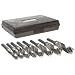 Precision Twist C8R56 High Speed Steel Reduced Shank Drill Bit Set with Metal Case, Black Oxide Finish, 118 Degree Conventional Point, Inch, 8 piece, 9/16" to 1" x 16ths