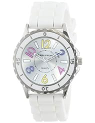 Cerentino Womens CR102-WHT  White Silicone Rubber Watch