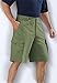 Big & Tall Side Elastic Marine Cargo Shorts in Twill or Denim