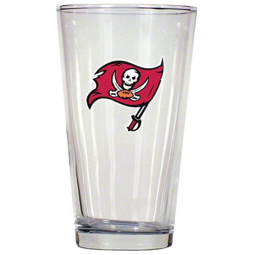 Tampa Bay Buccaneers 3D Logo Pint Glass