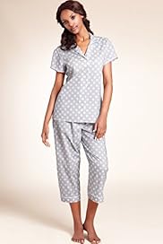 Pure Cotton Revere Collar Spotted Pyjamas