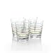 Nautica On Deck 12-Ounce Double Old Fashioned Glass, Set of 4