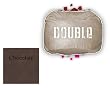 Comfort Sac Double Sac In Chocolate Finish By Elite Furniture