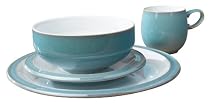 Denby Azure 4 Piece Boxed Tableware Set