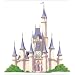Princess Castle Self-Stick Mini Wall Mural 36-Inch x 40-Inch