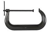 Bessey CDF412 12-Inch x 5-3/4-Inch Black Oxide Spindle Drop Forged C Clamp