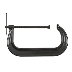 Bessey CDF412 12-Inch x 5-3 4-Inch Black Oxide Spindle Drop Forged C Clamp by Bessey