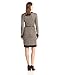 Allison Brittney Women's Texture Pattern Sweater Dress