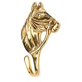 Brass Horse Head Bridle Hook